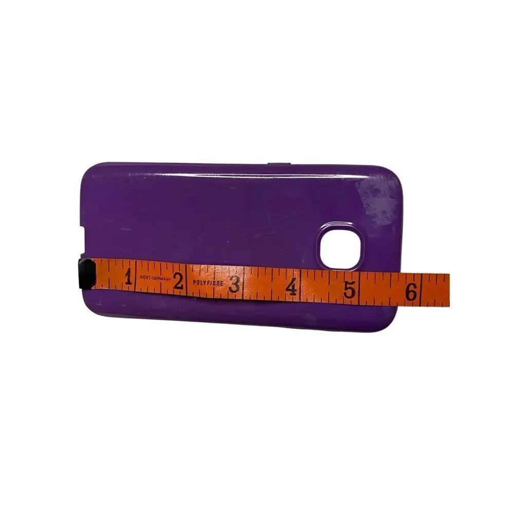 Purple Slim TPU Gel Phone Case For Samsung Galaxy J3 Orbit Emerge 2018 Silicone